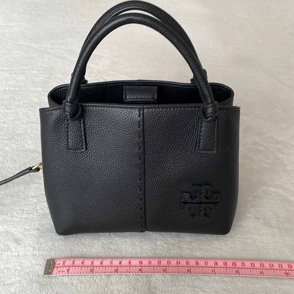 Tory Burch Black Mcgraw Mini Satchel